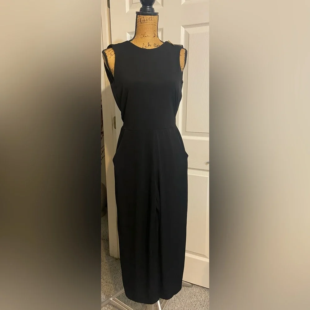 Michael Michael kors Elegant Black Sleeveless Jumpsuit - Picture 4 of 10